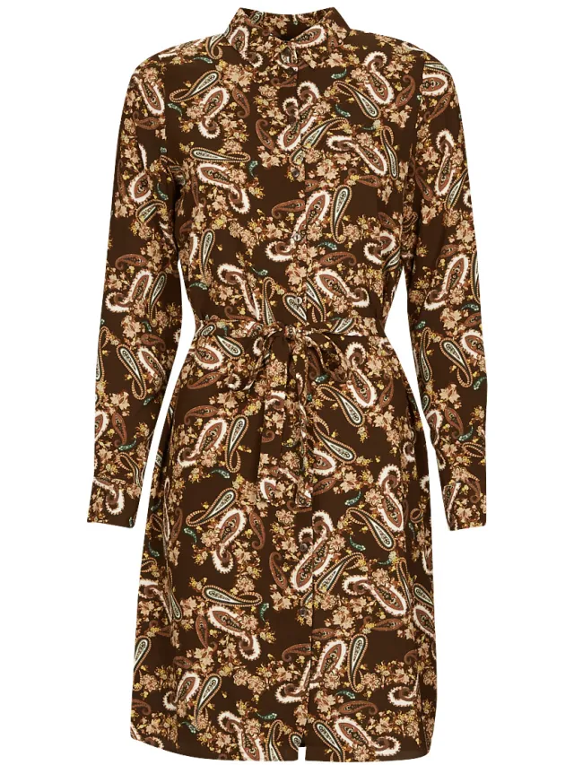 Vero Moda Korte Jurk Vero Moda VMSAGA Bruin