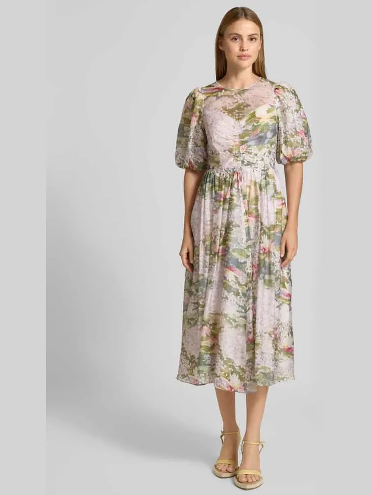 Ted Baker Midijurk met pofmouwen model 'JONORA' Roze