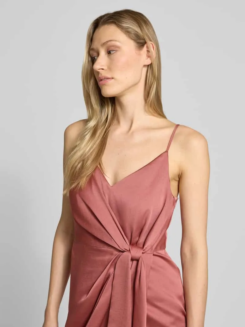 Jake*s Cocktail midi-jurk met verlengde achterkant rosé gemêleerd, foto 3