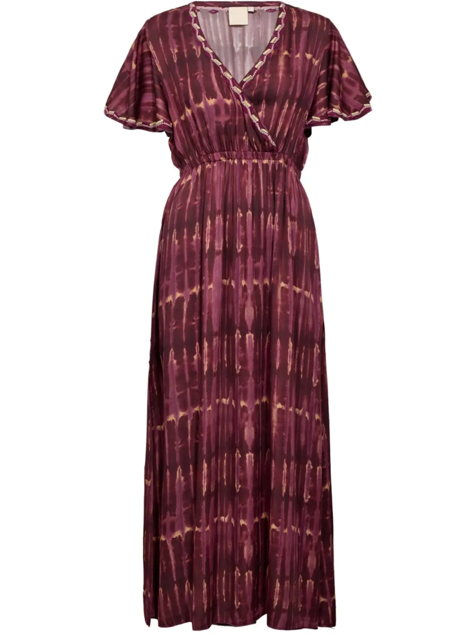 Gossia maxi jurk donkerrood, foto 2