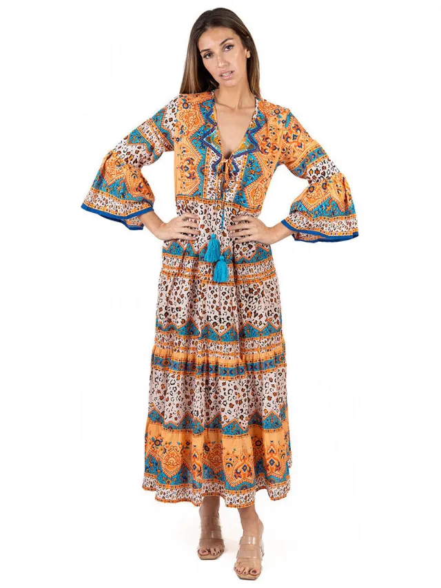 Isla Bonita By Sigris Jurk Isla Bonita By Sigris Jurk Multicolour