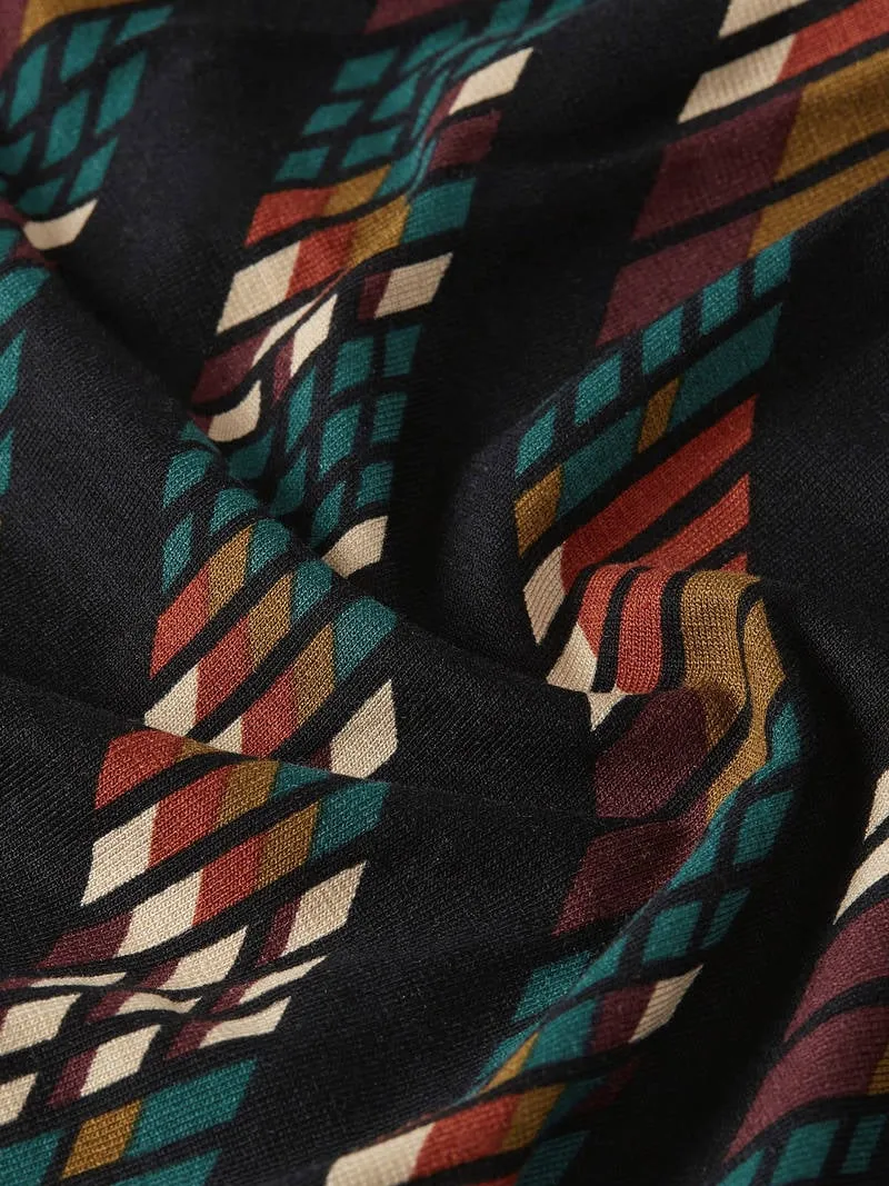 King Louie midi blousejurk met ceintuur en print - meerkleurig multi, foto 5