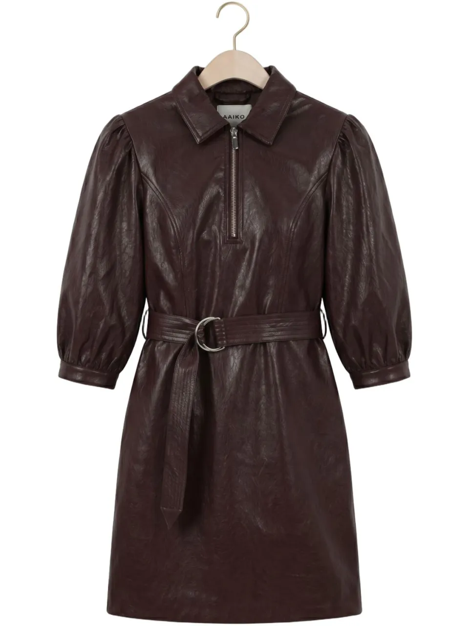 Aaiko Dames Jurken Semira Pu 689 - Bruin, foto 2
