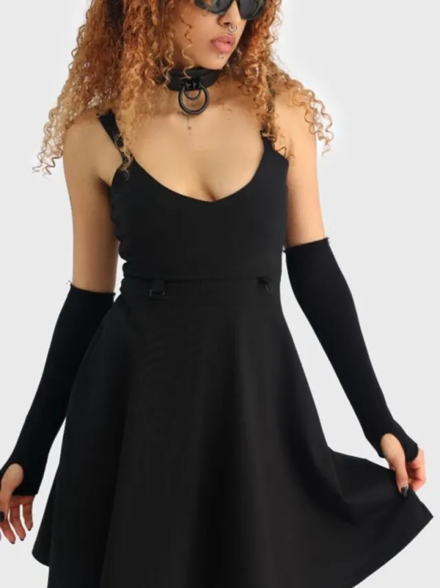 Killstar Obscurita Mini Dames Mini-jurk - zwart