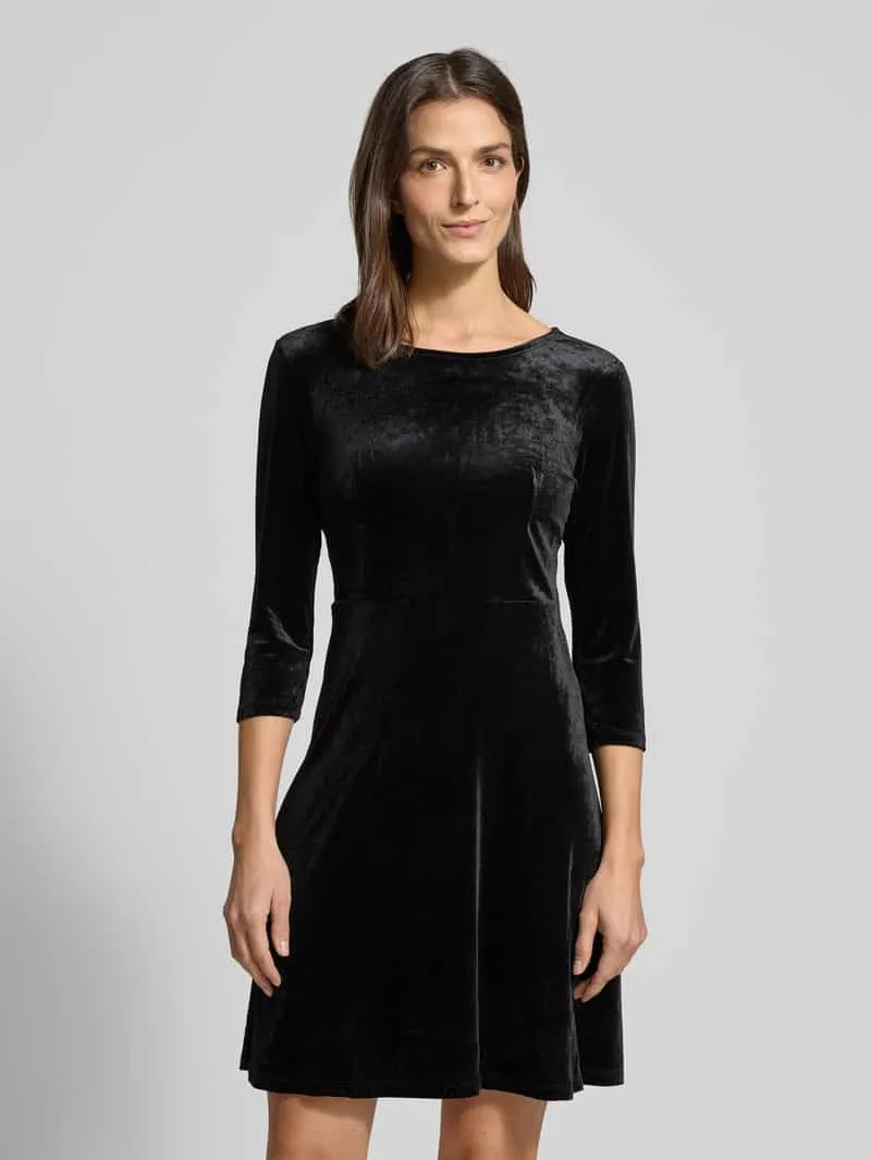Vila Mini-jurk met 3/4-mouwen, model 'VEFLY' Zwart