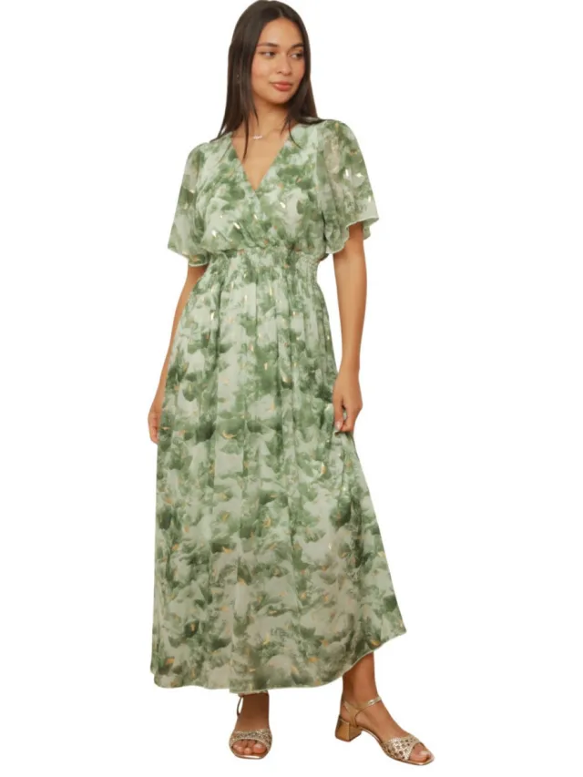 La Modeuse Lange Jurk La Modeuse 78619_P187194 Groen