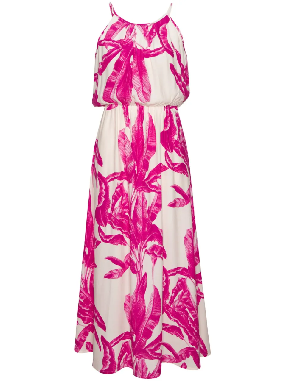 Maxi-jurk crème/pink bedrukt, foto 2