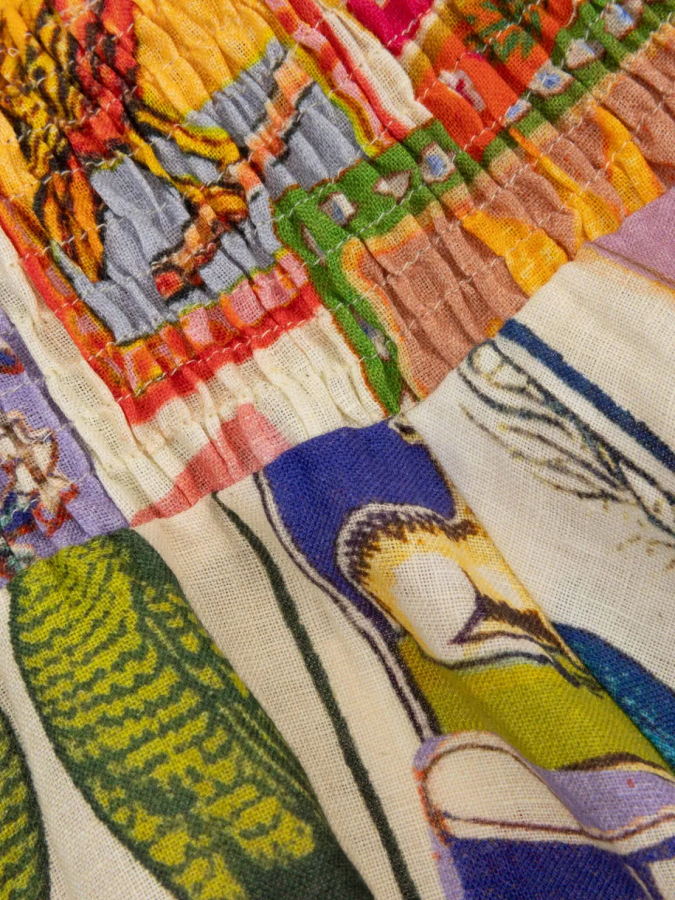 Oilily linnen maxi jurk multi, foto 4