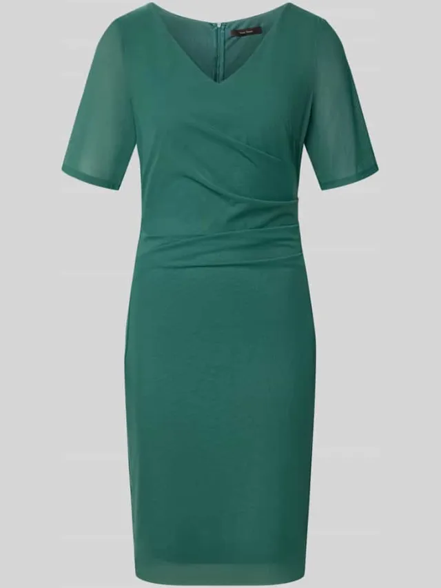 Vera Mont Midijurk in semitransparant design donkergroen, foto 2