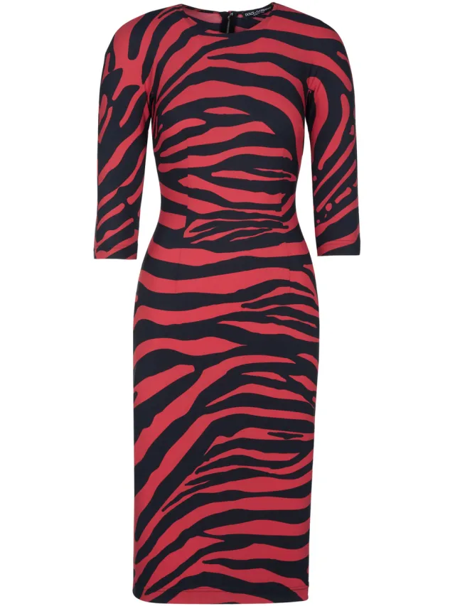 D&G Lange Jurk D&G Rood