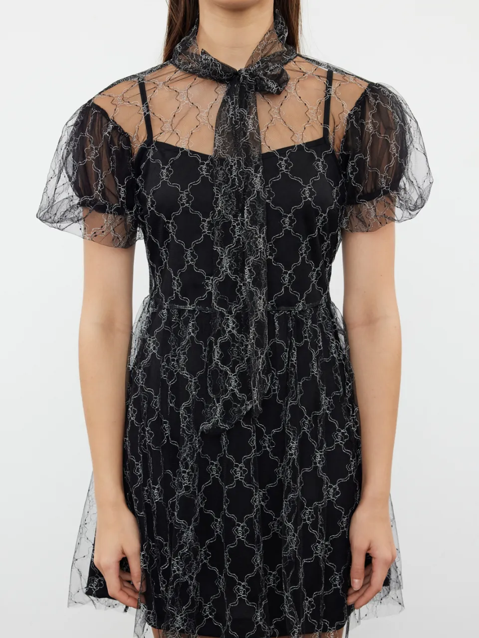 Trendyol TRENDYOLMİLLA Dames Zwart Effen Kort / Mini Kort Cocktail Skater Jurken, foto 2