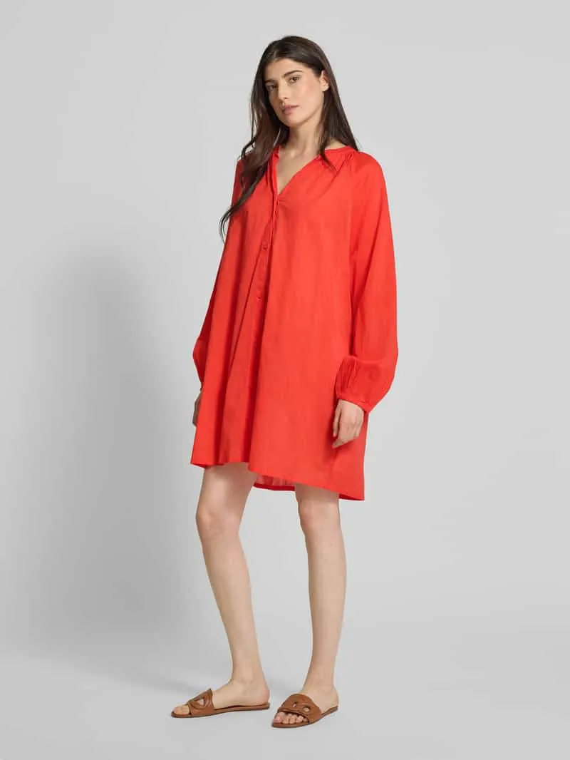 Barts Mini-jurk met tuniekkraag, model 'CUHRA' rood, foto 3