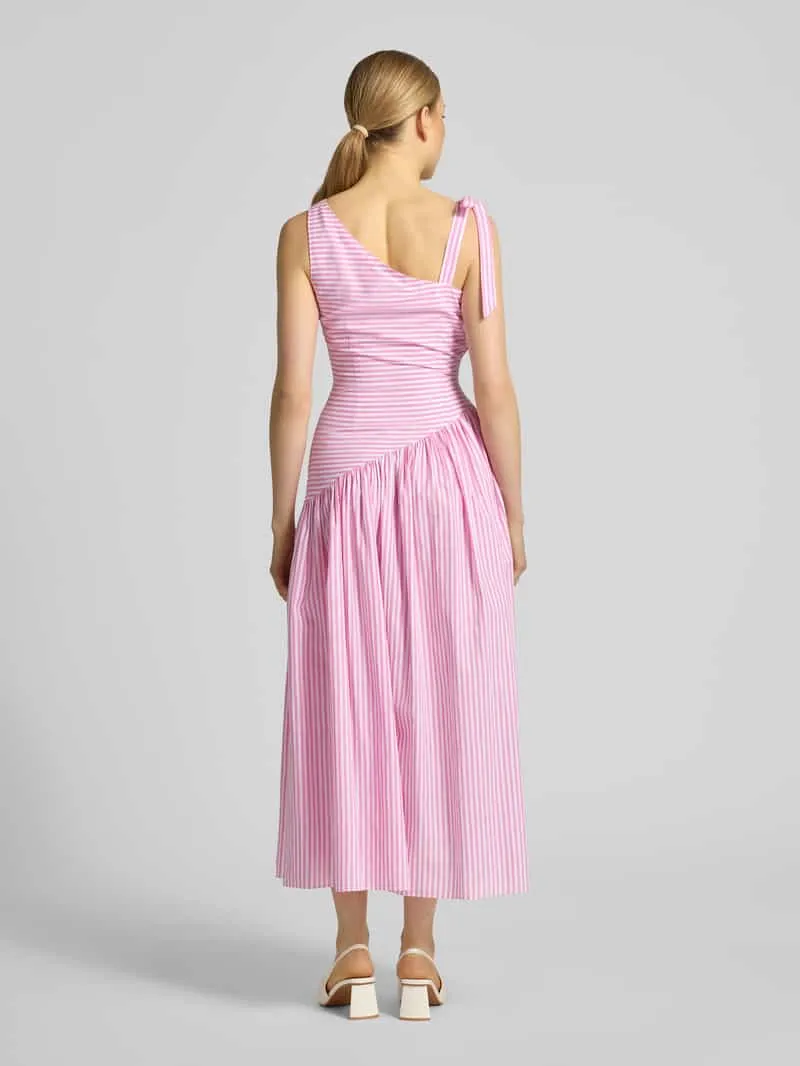 Little Mistress midi-jurk in asymmetrische look roze, foto 3