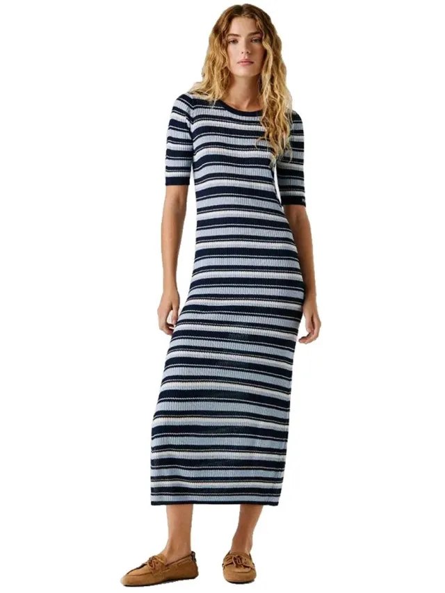Pepe Jeans Kimmi Jurk Met Korte Mouwen Blauw S Vrouw Union Blue