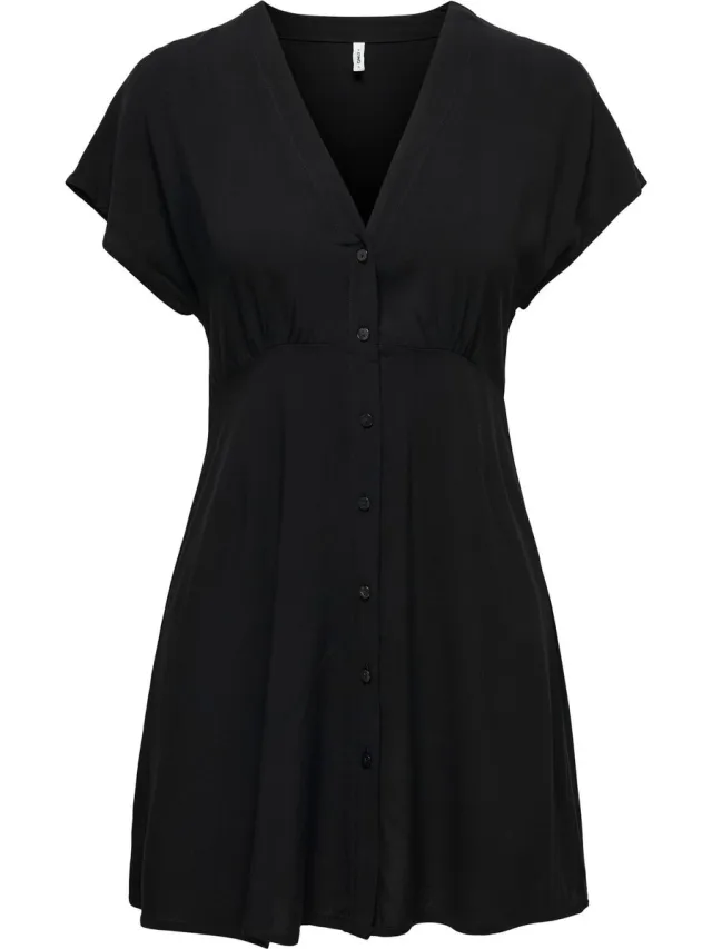 Only ONLNOVA LIFE VIS MOLLIE SHORT DRESS WVN - Meisjes - Mini jurken zwart