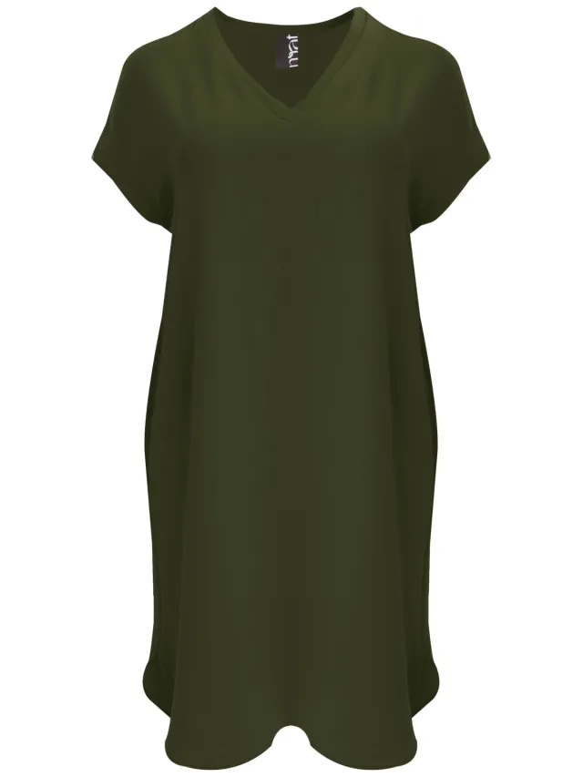 Mat Fashion zomerjurk groen