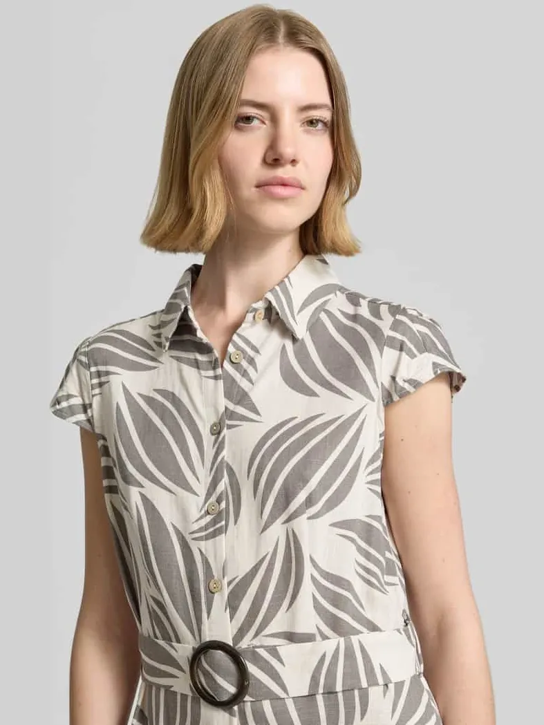 Apricot Midijurk van viscosemix met linnengehalte zand, foto 4