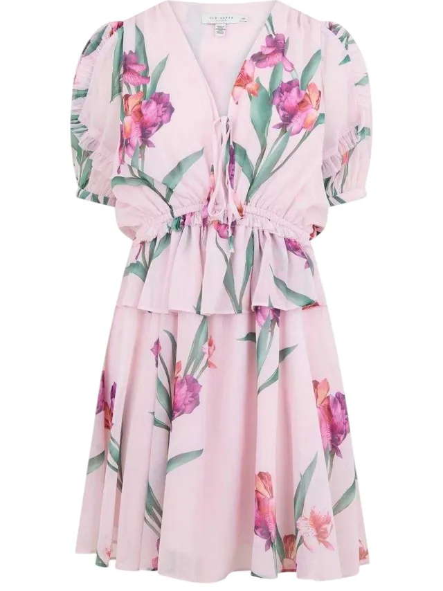 Ted Baker Dames/Dames Geweven A-lijn Mini Jurk (Roze)