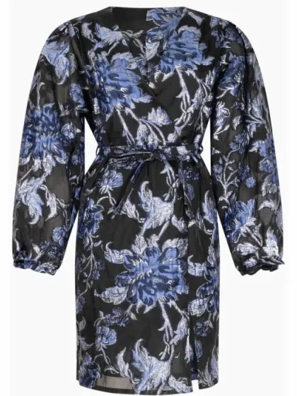 Another Label Loisa flower dress zwart, foto 2