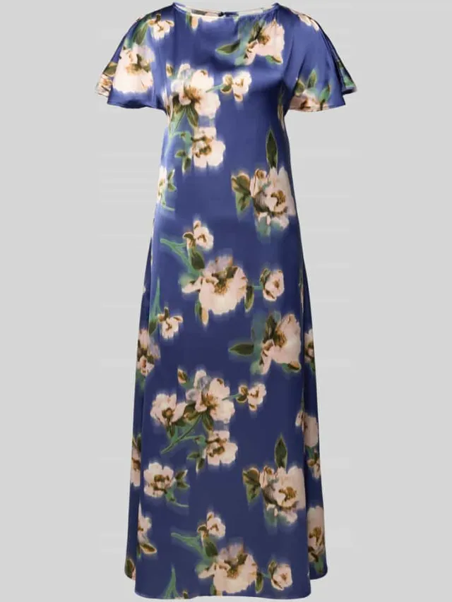 GUIDO MARIA KRETSCHMER WOMAN Cocktailjurk in Midilengte Model 'Leonie' blauw, foto 2