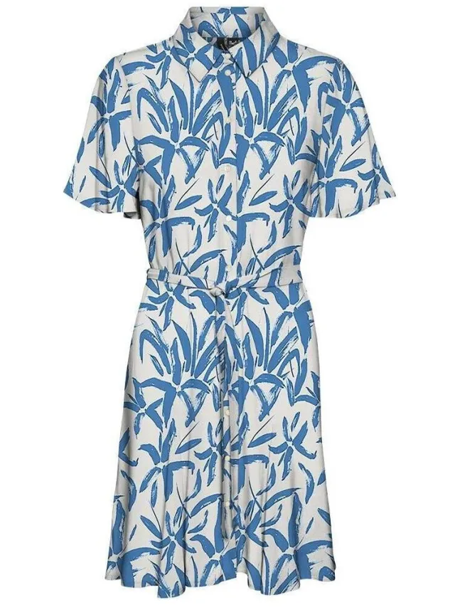 Vero Moda Korte Jurk Vero Moda Zana Blauw
