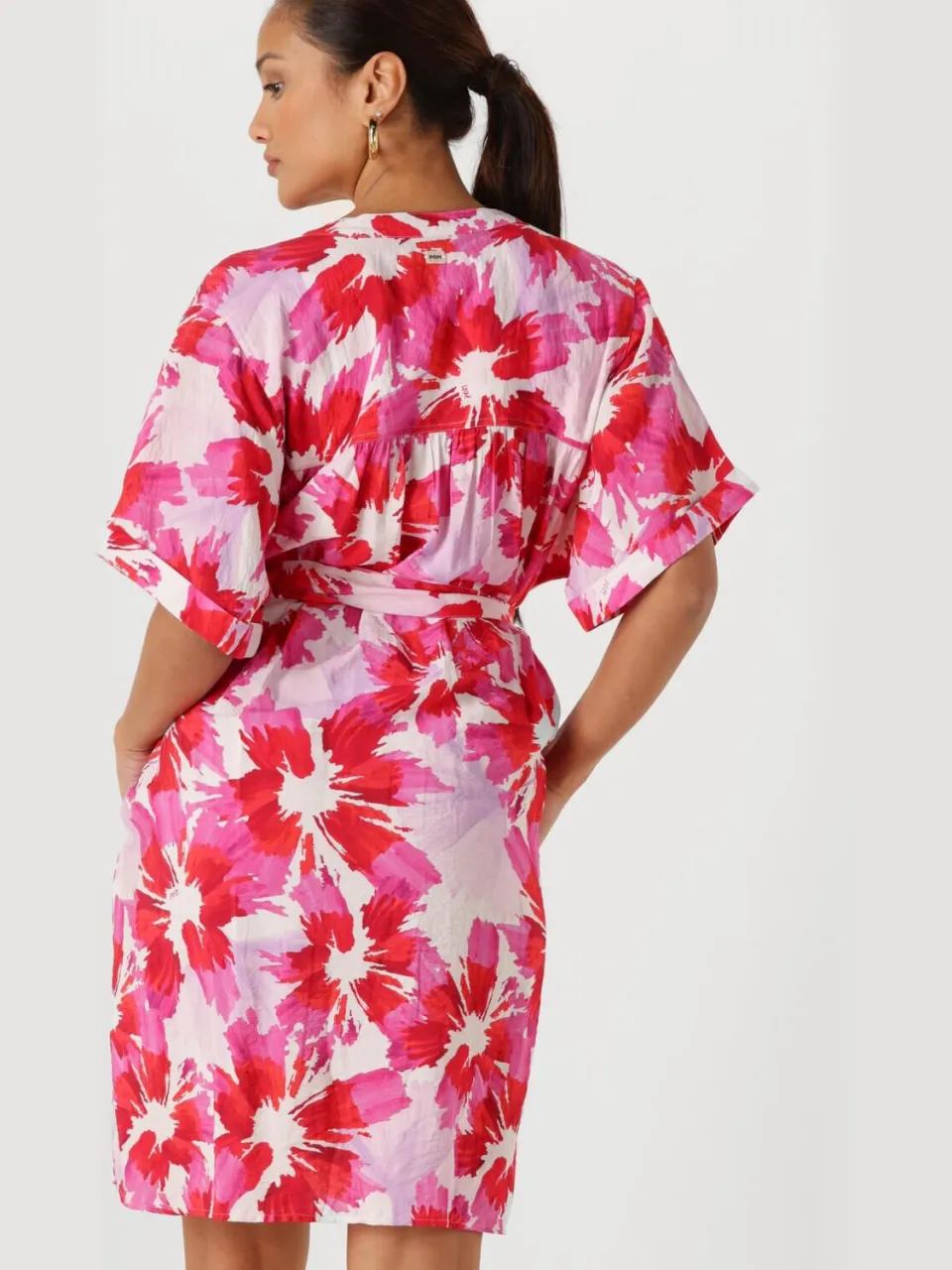 POM Amsterdam Dames Jurken Dress Bubble Bloom Lavender - Multi, foto 3