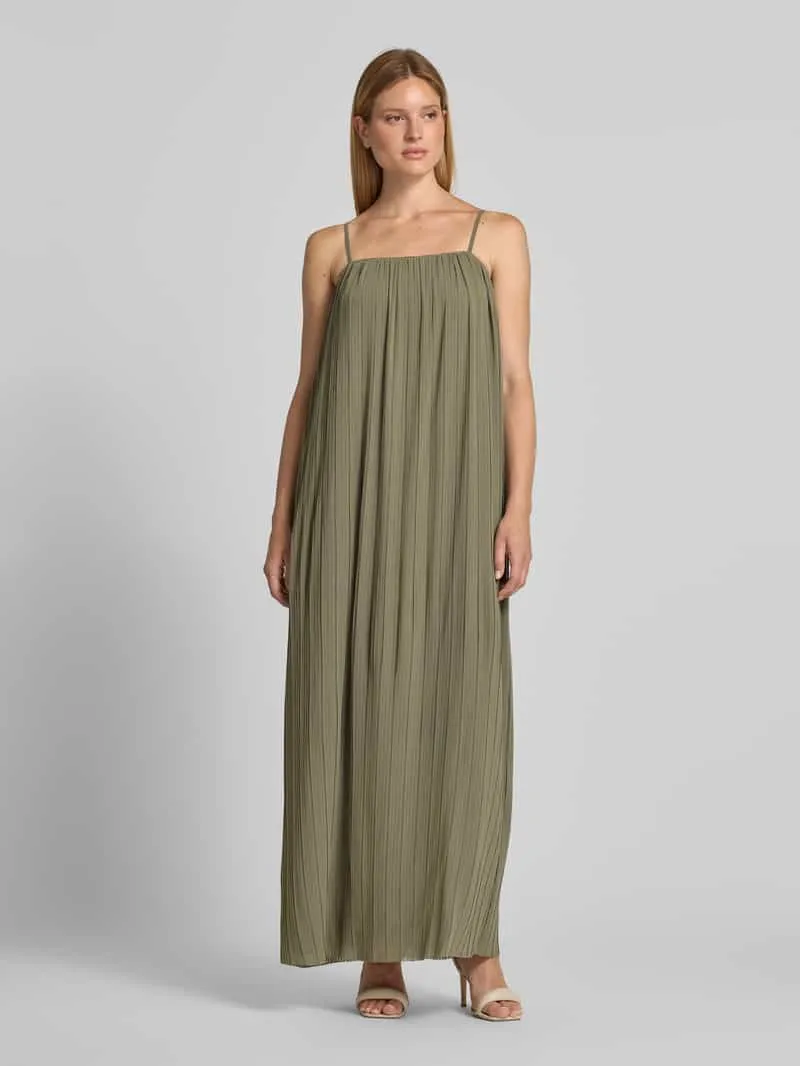 Jake*s Cocktail maxi-jurk met vierkante hals Olijfgroen