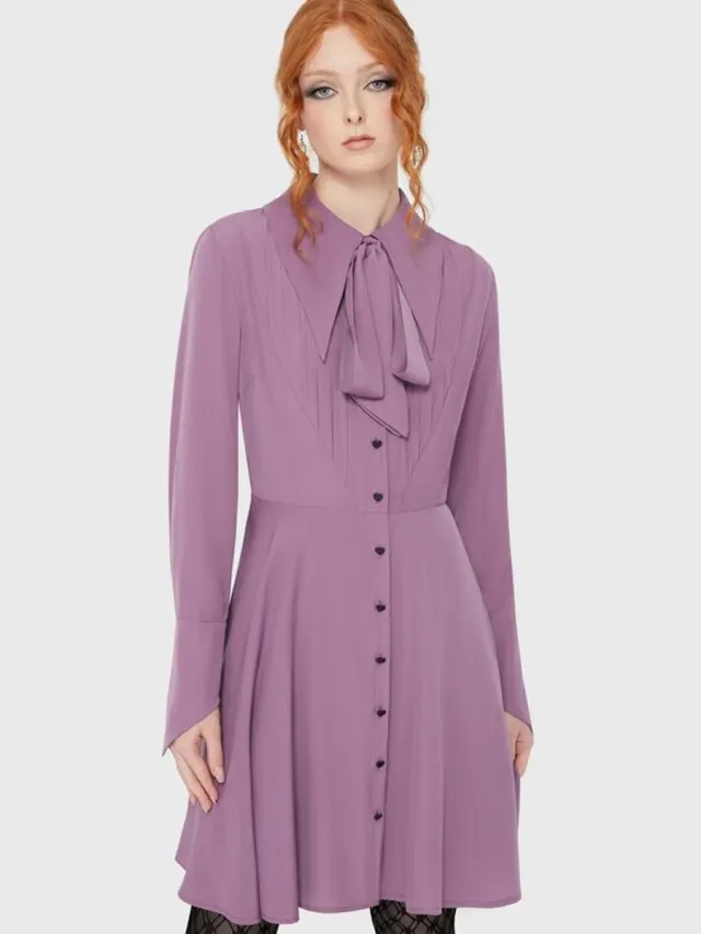 Killstar Lyricore Dress Dames Midi-jurk - paars