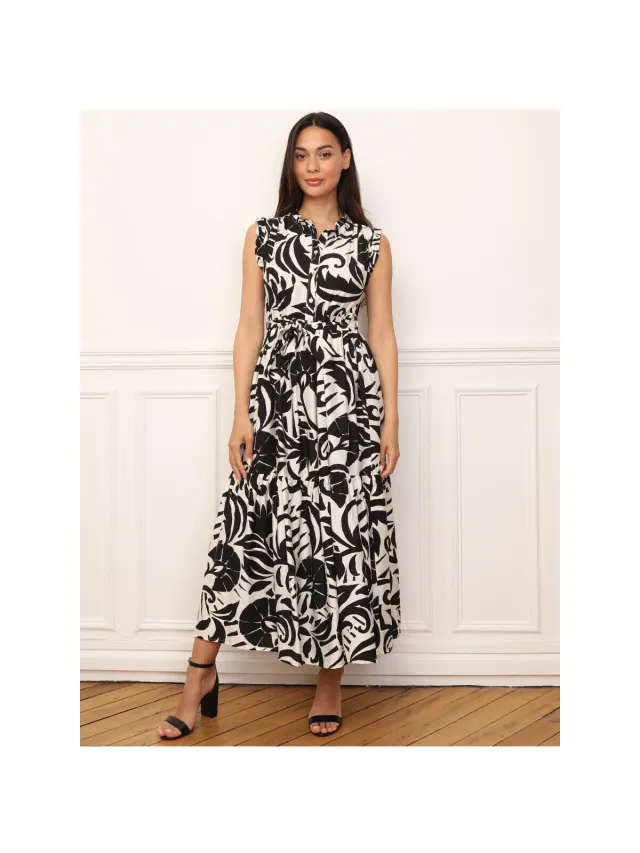 La Modeuse Jurk La Modeuse 71034_P166505 Zwart