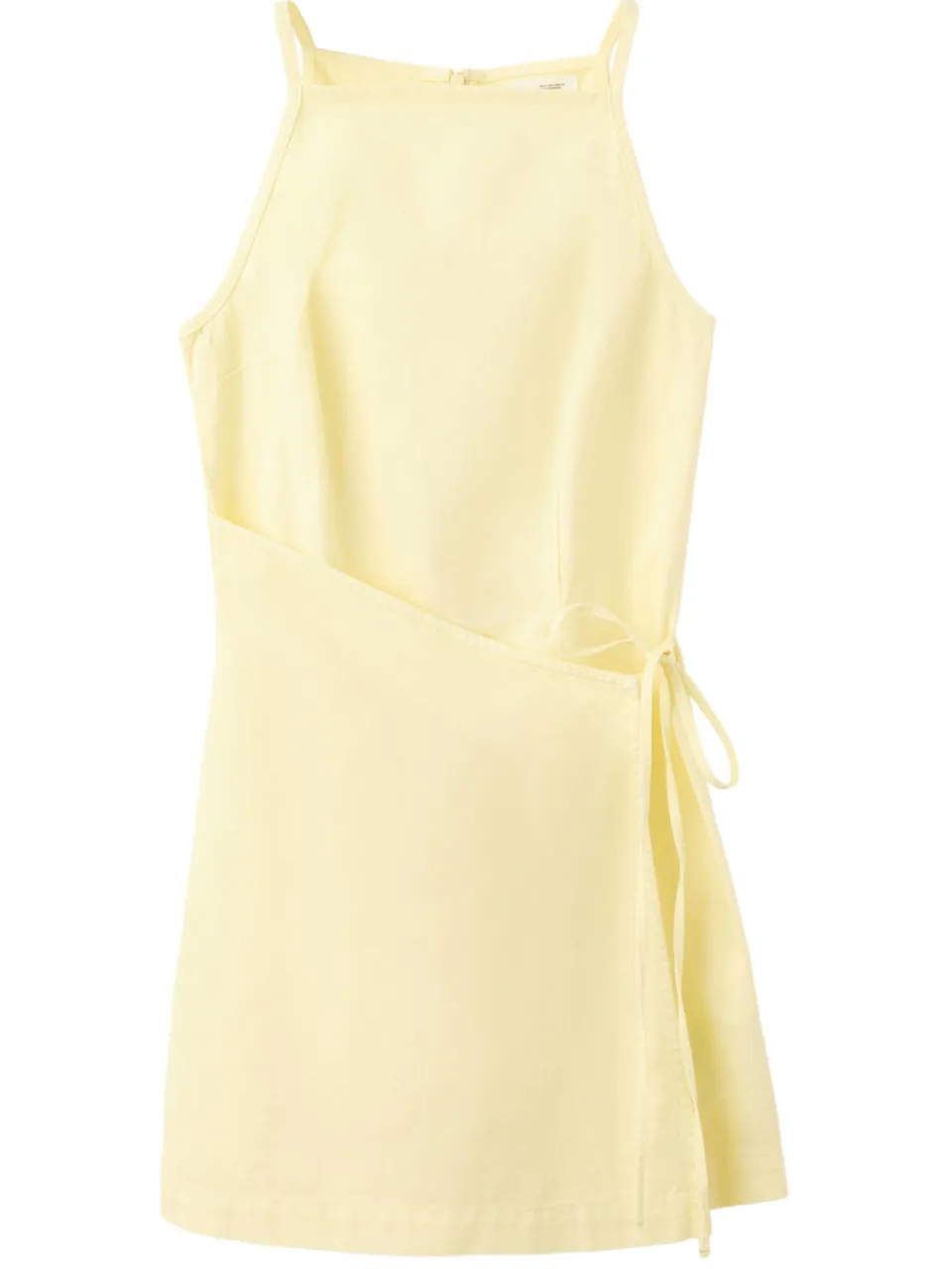 Mango denim korte zomerjurk - lichtgeel, foto 2