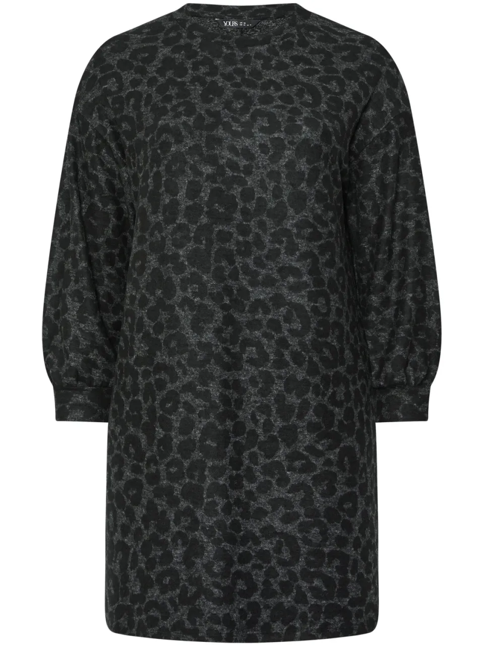 Yours Grijze Leopard Soft Touch Truijurk-56 grijs, foto 3
