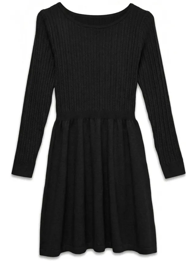 Vero Moda Gebreide jurk AWASHLIE Korte jurk black 1