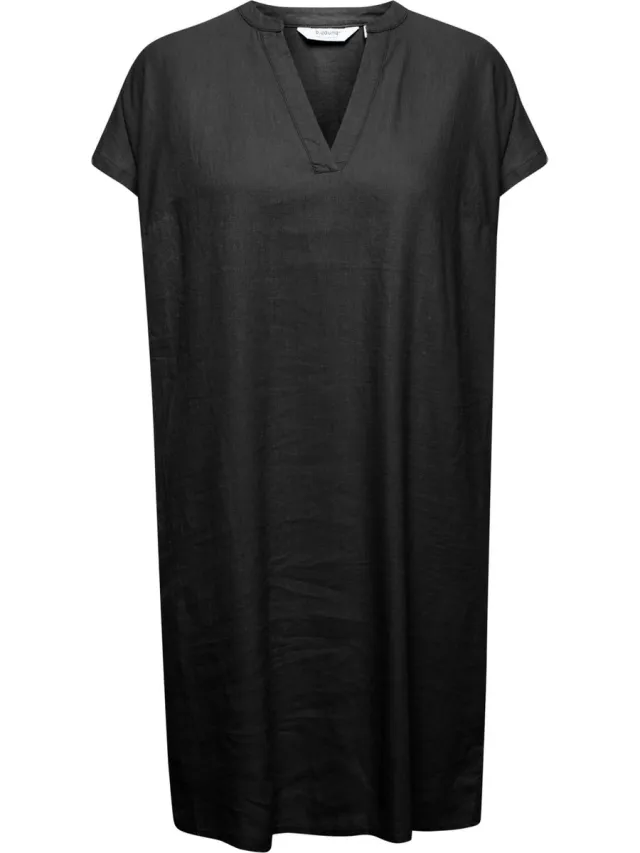 b.Young BYFALAKKA V NECK DRESS Dames Jurk