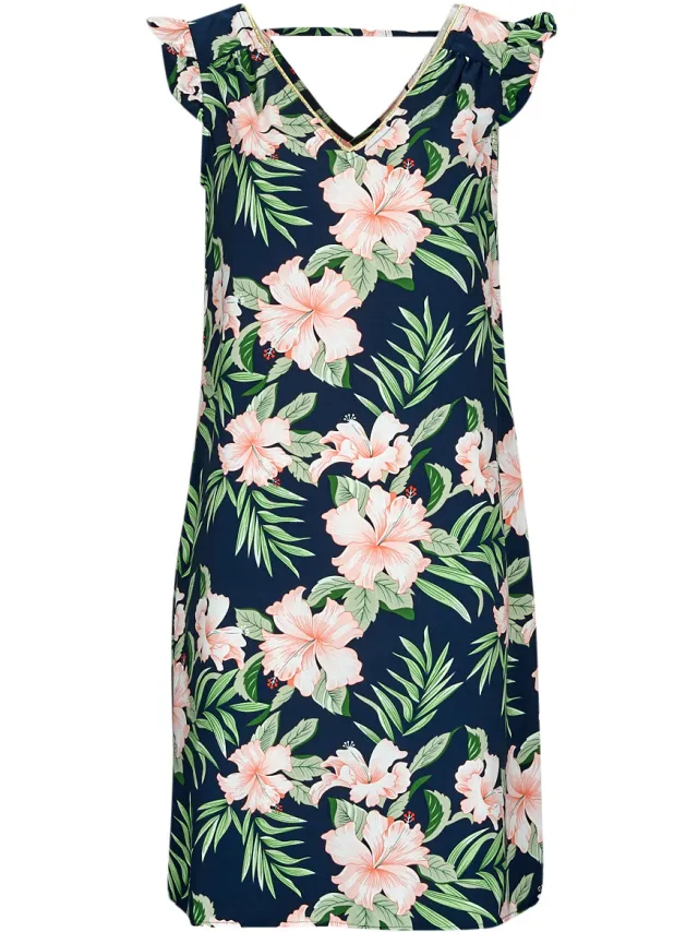 Only Korte Jurk Only ONLSYLVIE FR LIFE S/S FRILL DRESS Multicolour