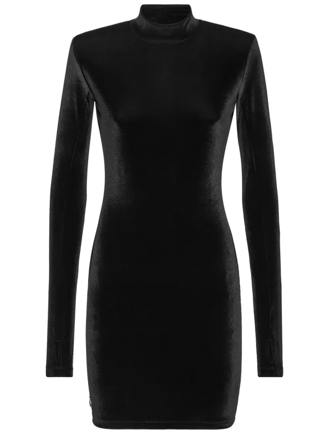 Philipp Plein Korte Jurk Zwart