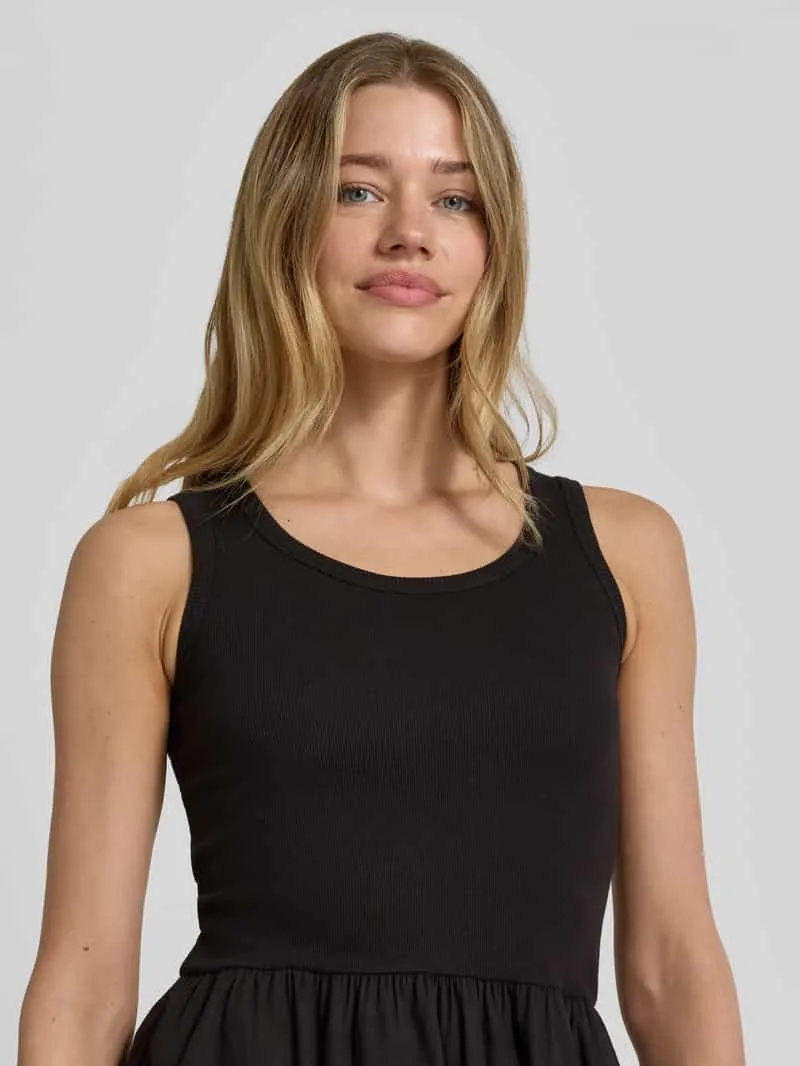 Soyaconcept Knielange jurk in 2-in-1-look zwart, foto 3