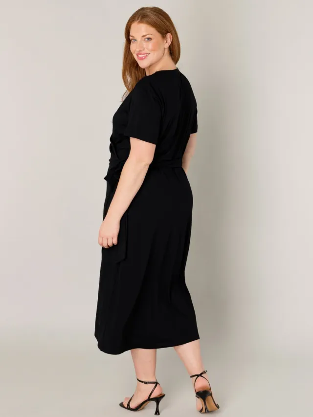 Base Level CURVY BLCAbbie Jurk - Black - maat 3(52)