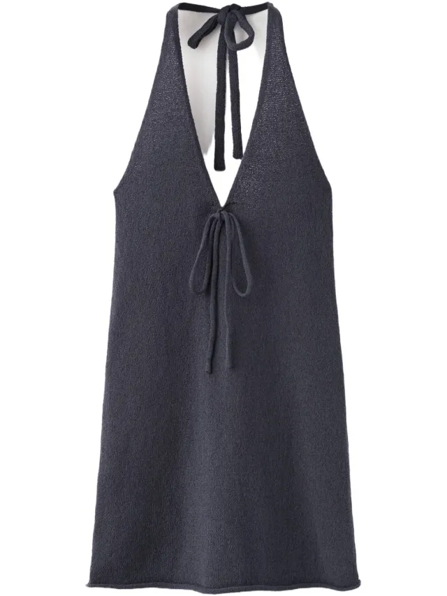Mango halterjurk antraciet, foto 2