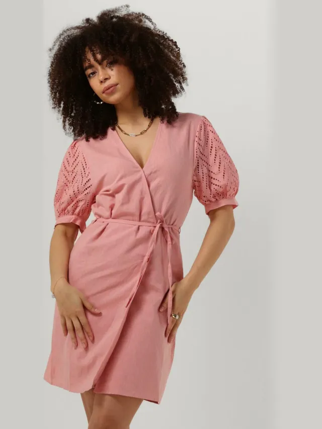 Another-Label Another Label Dames Jurken Cheryl Dress S/s - Roze