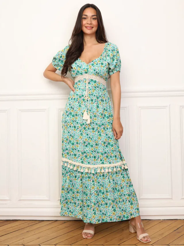 La Modeuse Jurk La Modeuse 71033_P166500 Groen