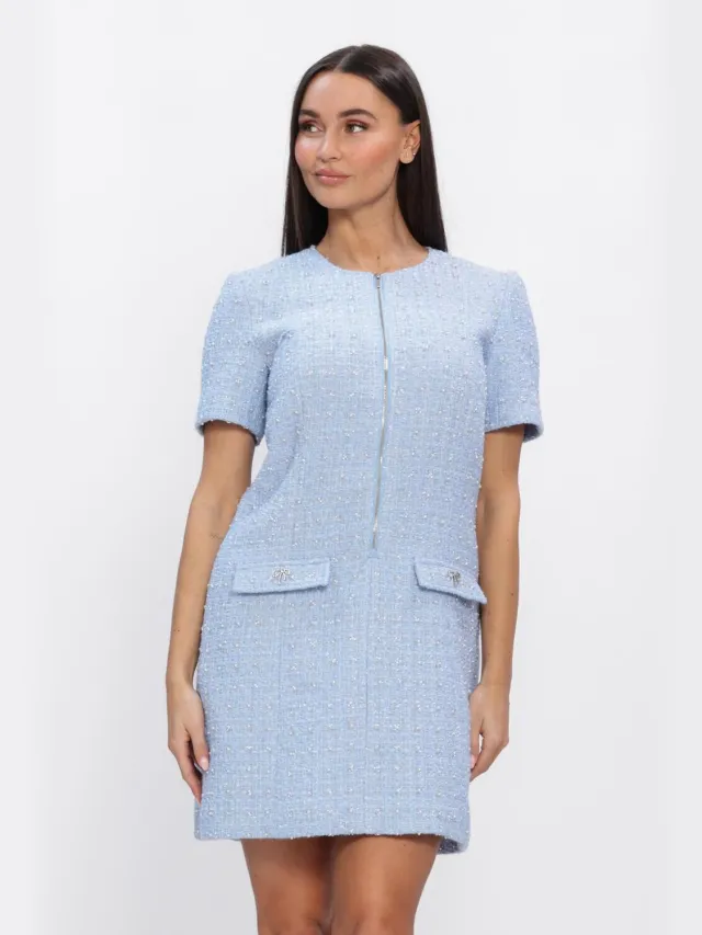 Bruuns Bazaar Dames Jurken Attaleabbzenny Dress - Lichtblauw