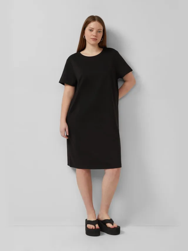 QS female - Jersey jurk zwart