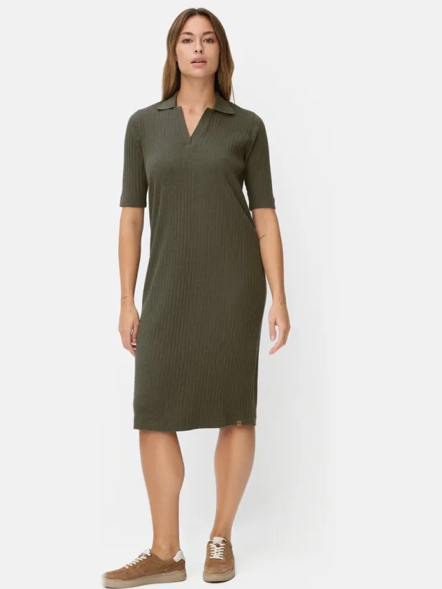Camel Active Jurkkleding van katoenmix - Maat - Donker Groenwomenswear-L