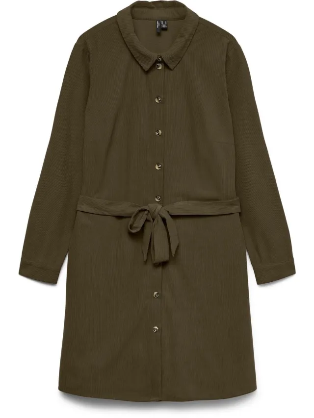 Vero Moda Curve Blousejurk VMCELLY Korte jurk Grape Leaf 1