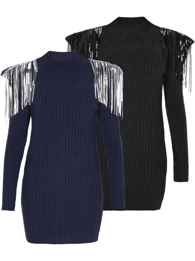 Mo Dress 2-Pack Navy & Black