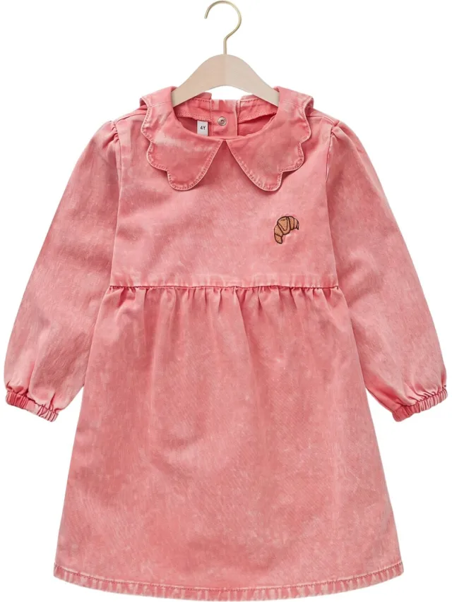 SPROET & SPROUT Meisjes Jurken Denim Dress - Roze