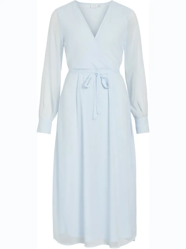 Vila maxi-jurk VIFALIA lane mouwen Nantucket Breeze