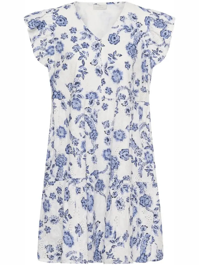 Kaffe Damesjurk KAFFE Luisa chalk midnight flower