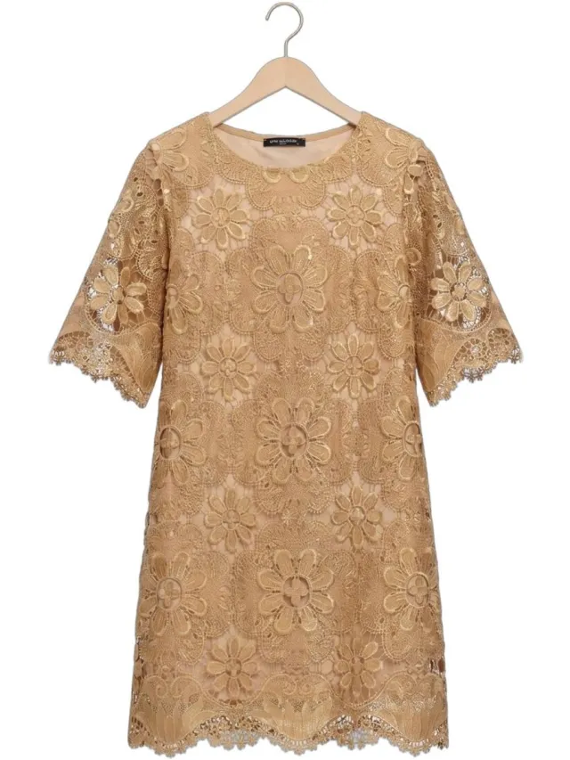 Ana Alcazar 041719-3787 Jurken Dames - Jurk - Goud