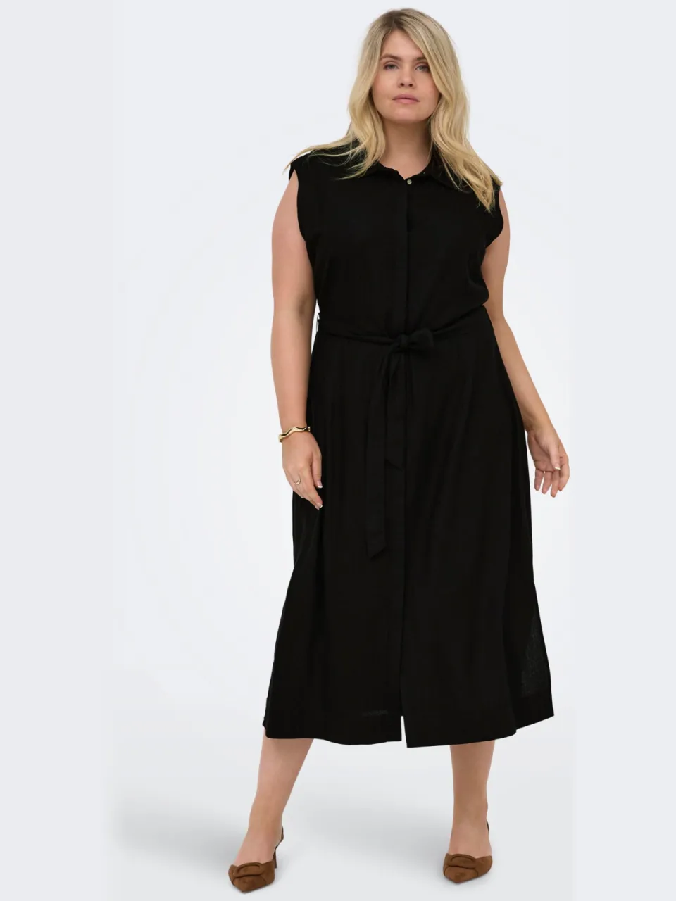 Only Carmakoma blousejurk zwart, foto 3